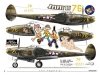 Kagero 15040 Pacific Lightnings Part I (kalkomania) PL/EN